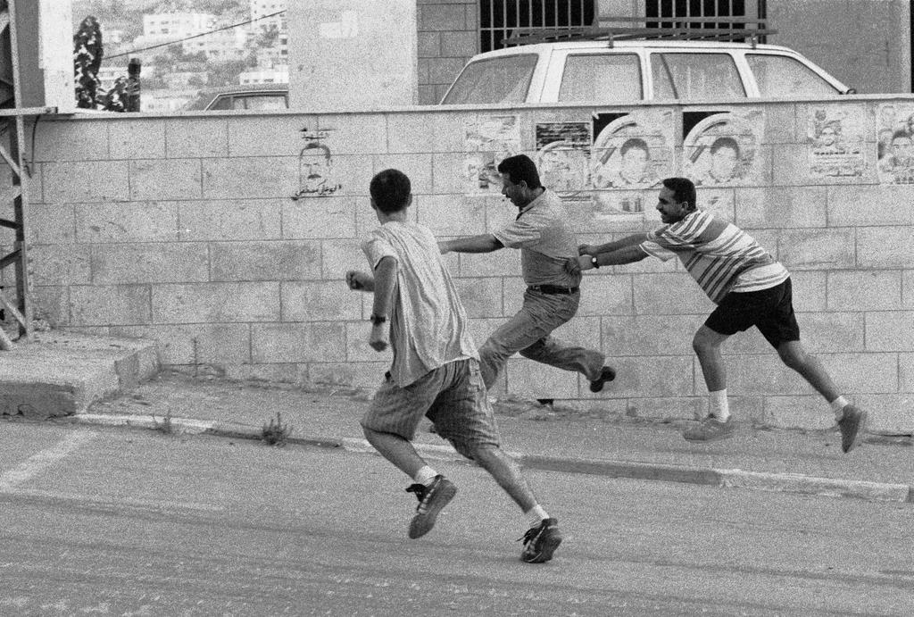 Soccer match on a curfew break