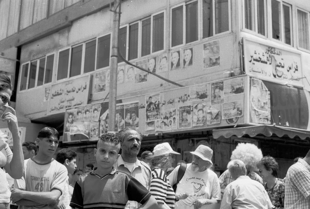 Protest in downtown Nablus