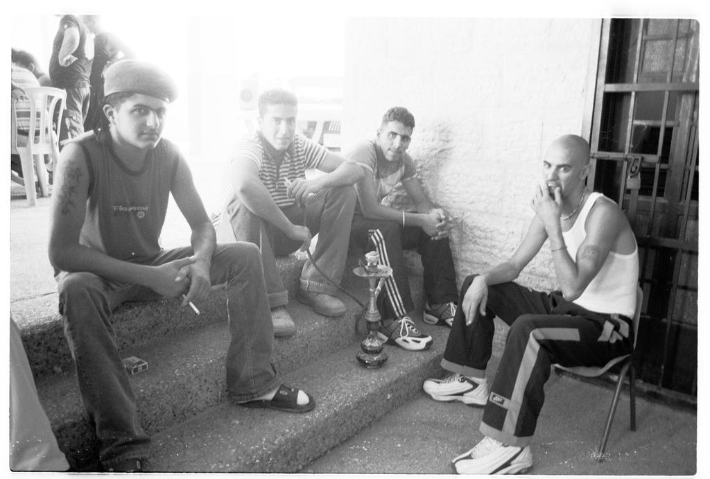 Young men at a Christian community center