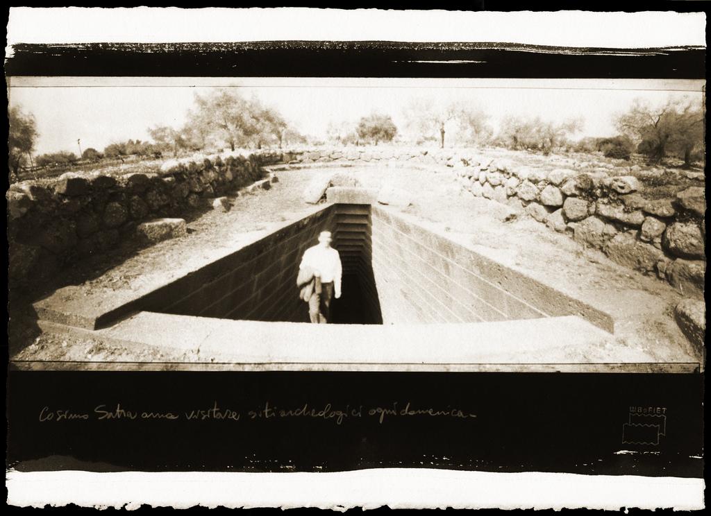 Cosimo Satta loves visiting archaeological sites every Sunday.