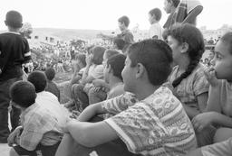 Children at a street performance
