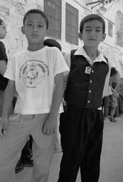 Boys in Old City, Nablus